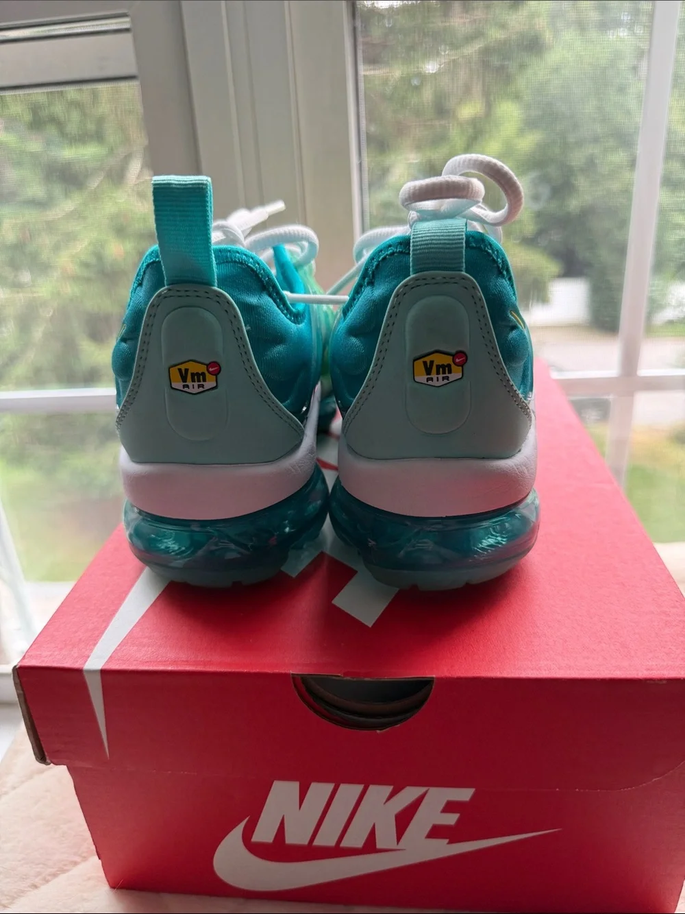 Nike Womens Air Vapormax Plus Ombre Teal Sneakers. like new